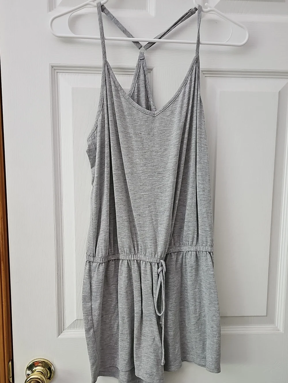 Secret Treasures Light Gray Casual Romper